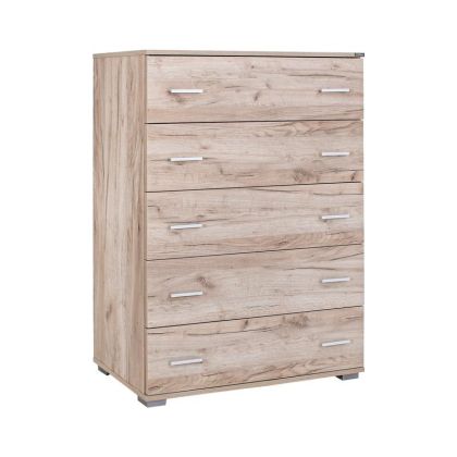 Скрин с чекмедже New Imperium 5F цвят сив дъб 90X44X127СМ