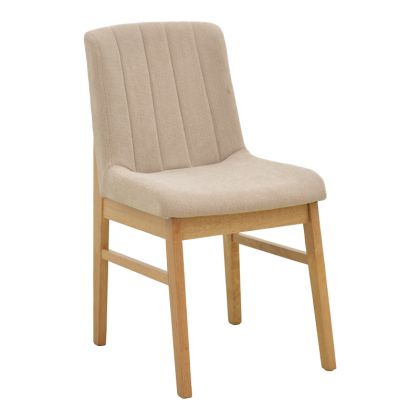 Стол Dalby бежов плат сонома каучуково дърво 50x45x85.5см