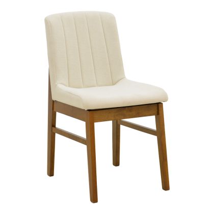 Стол Dalby екрю плат орех каучуково дърво 50x45x85.5см