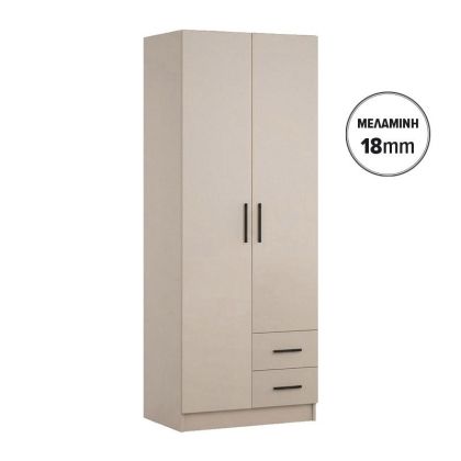 Гардероб Prime 2K Kf 18 цвят кашмир 80X52X205 см