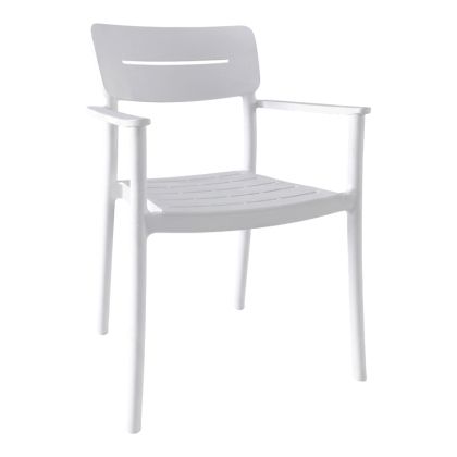 Стол Pilma бял PP 57x54x82см