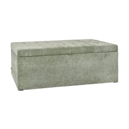 Табуретка Comfy цвят мента 130X50X46 см