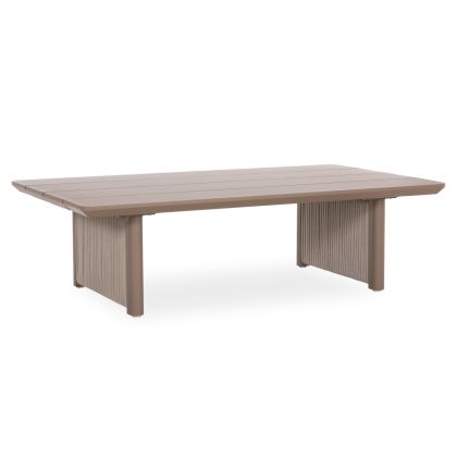Холна маса Absolution SM6512.02 алуминиев и въже в бежово 140X82X40ВСМ