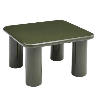 Холна маса Solna HM18453.07 Mdf в гланцов маслинено зелен цвят 80X80X45ВСМ.