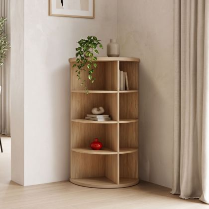 Ъглов рафт Benzal sonoma MDF 80x30x120см