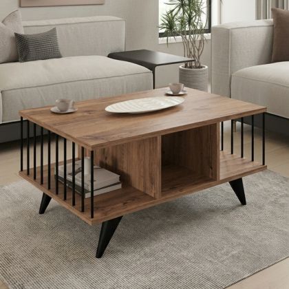 Холна маса Pena sonoma с черно 90x60x39.5см