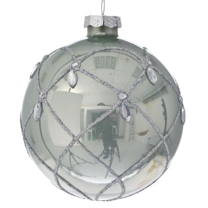 СТЪКЛЕНИ КОЛЕДНИ ТОПКИ СЕТ 4БР 10CM