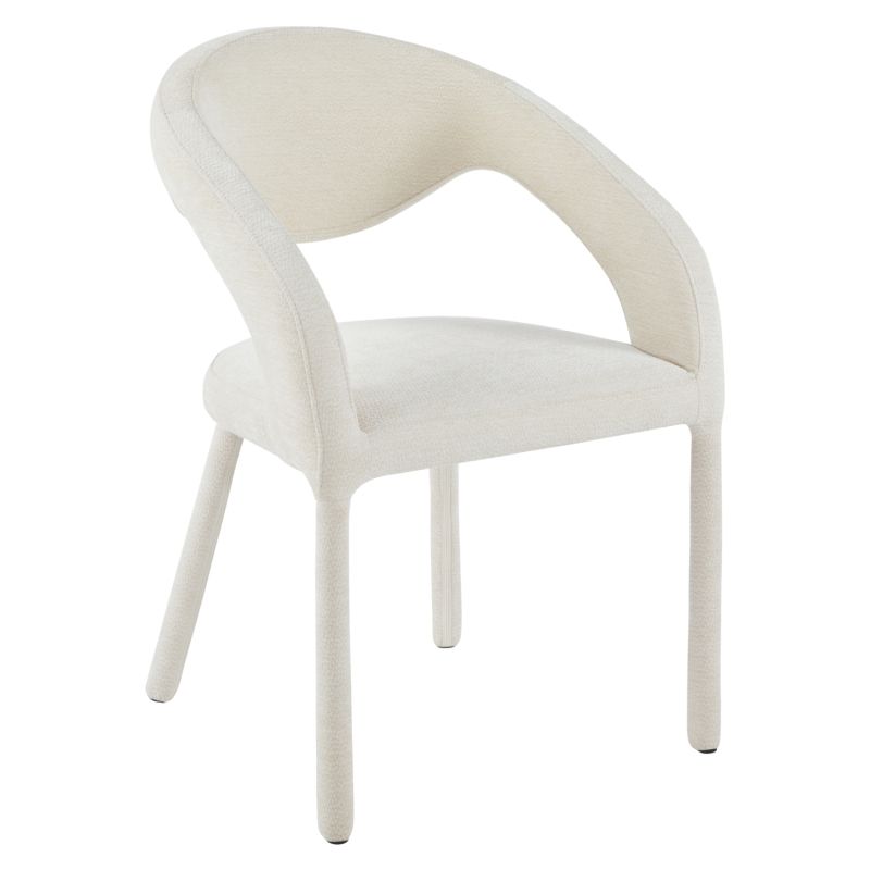 ТРАПЕЗЕН СТОЛ OFILIA HM18363.02 ECRU ЛЕНЕН ПЛАТ 58X54.5X85.5HСМ