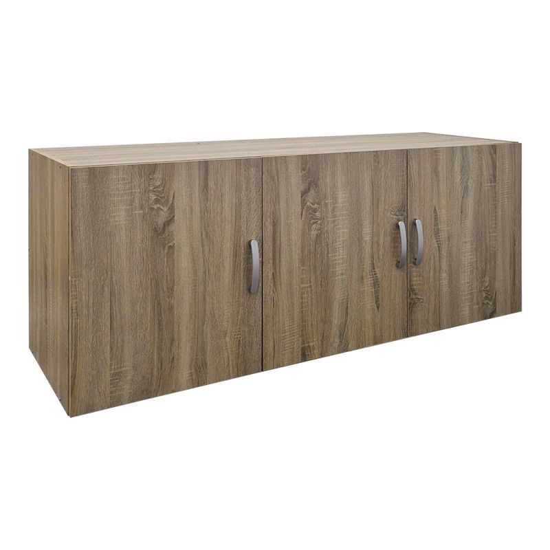 Трикрилен гардероб Alvia sonoma 150x51x60см