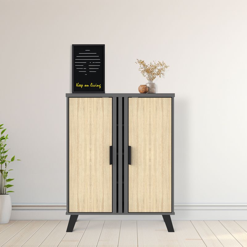 Шкаф за обувки Shoby сонома-антрацит 70.5x30x91см