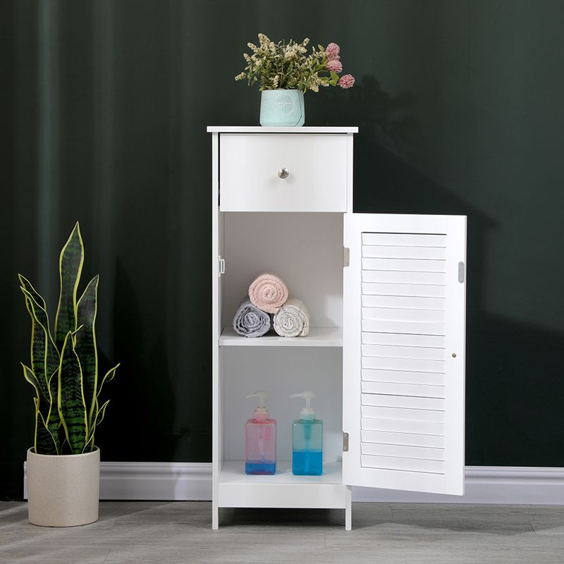 Шкаф-колона Chesy MDF бял 32x30x87см