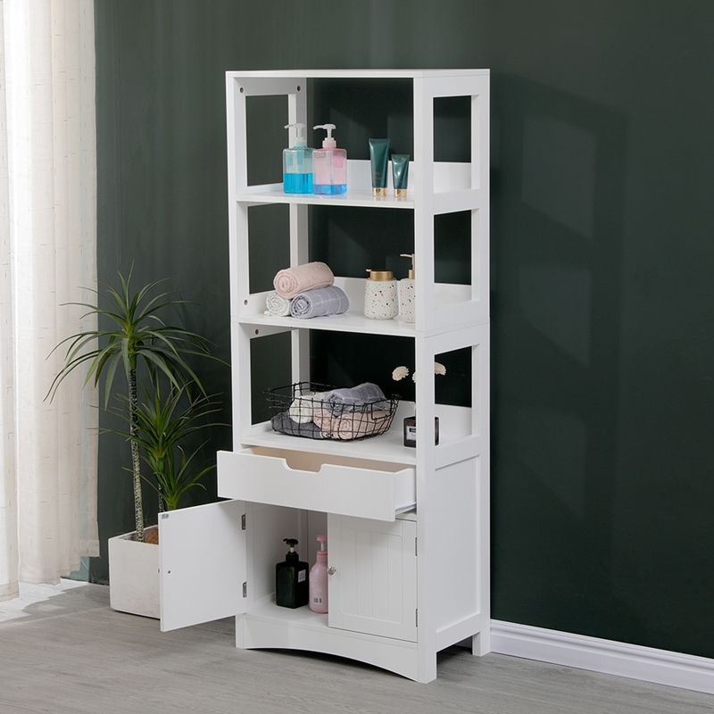 Шкаф-колона Sejo MDF бял 60x32.5x154см