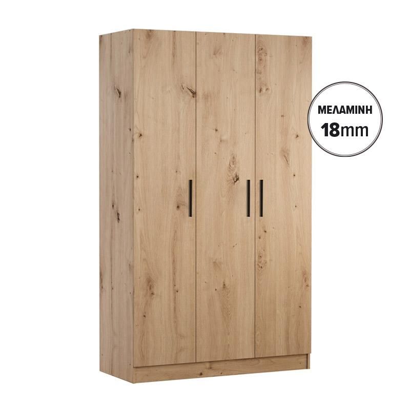 Гардероб Prime 3K 18 Artisan Color 120X52X205СМ