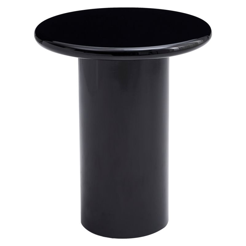 Странична маса Solna HM18455.02 Mdf в черен гланц Φ50X59HСМ.