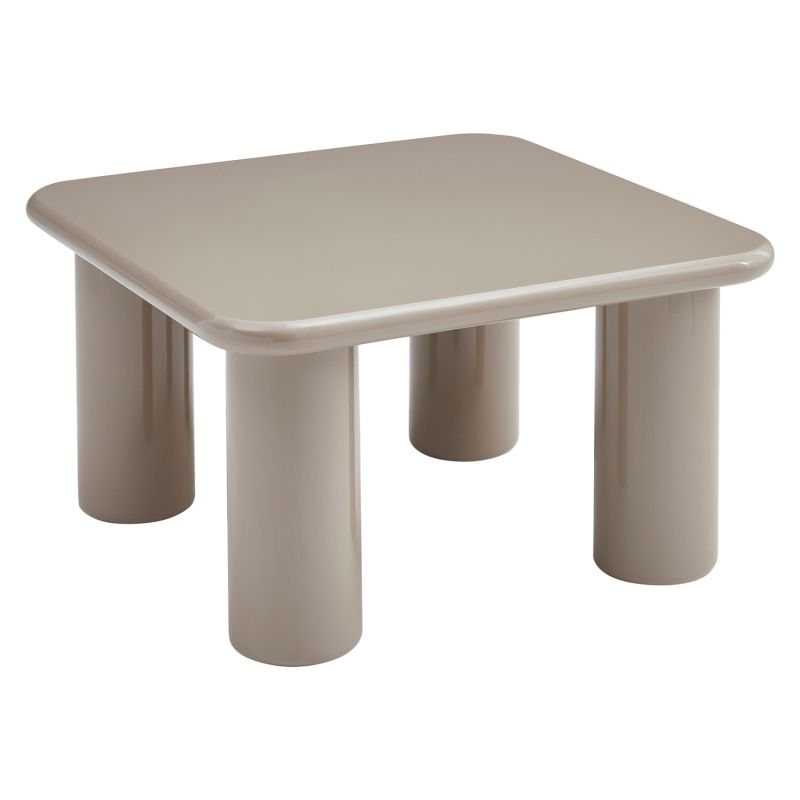 Холна маса Solna HM18453.05 Mdf в гланцов сиво-беж 80X80X45ВСМ.