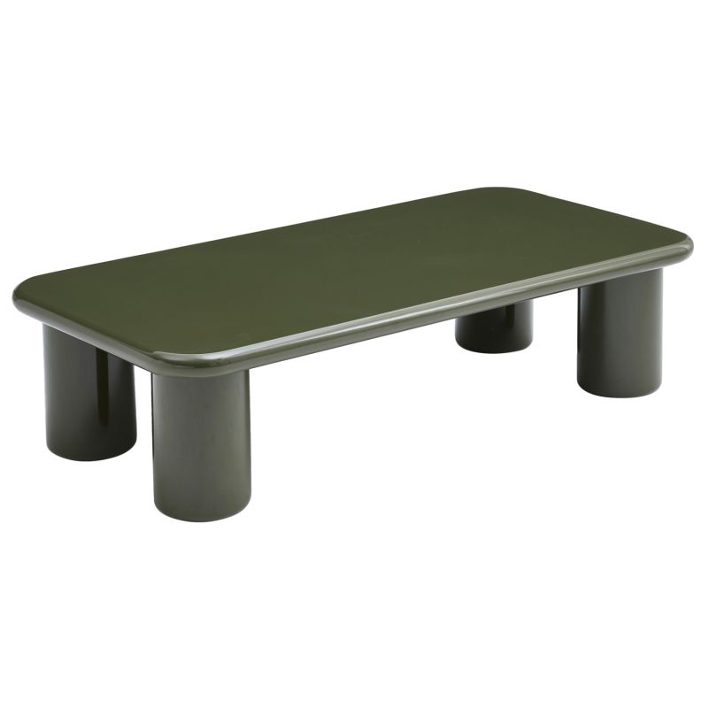 Холна маса Solna HM18454.07 Mdf в гланцов маслинено зелен цвят 120X60X