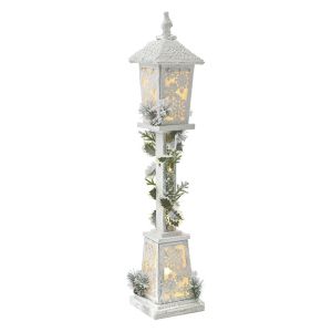  XMAS LIGHTING WHITE LANTERN 19x19x100CM W 20LED