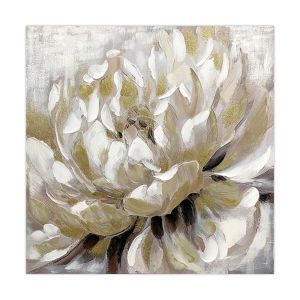 КАРТИНА ЦВЕТЕ 35299 БЕЖОВО-КАФЯВО-СИВО 80X3X80CM