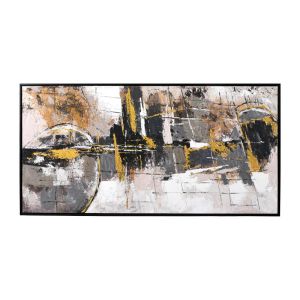 КАРТИНА FL84 БЕЖОВО-КАФЯВО-БЯЛО 70X140CM