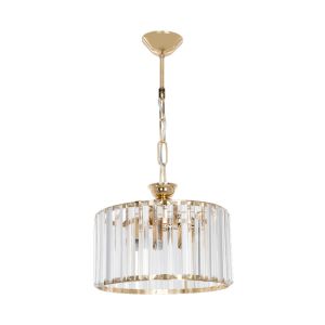 Lavina I E27 Полилей в златист абажур Φ27x21см