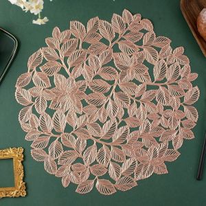 ПОДЛОЖКА ROSE GOLD FLOWER 38СМ
