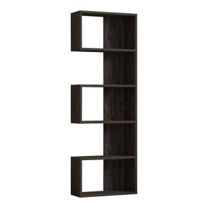 Cascade етажерка в нюанс тъмен орех 51.8x22x150см