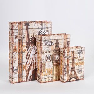 ДЕКОРАТИВНА КУТИЯ, ДЪРВЕНА, СВЕТЛО КАФЯВА, КОМПЛЕКТ 3БР, 3 ДИЗАЙНА, 32x23x7, 25x18x5.5, 18x13x4cm
