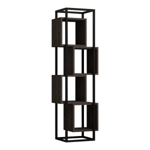 Етажерка Gridur в нюанс тъмен орех 44x29x140см