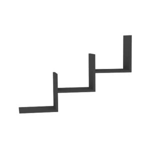 Стенен рафт Mauer в цвят антрацит 90x19,6x60см