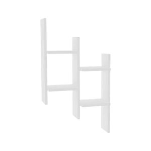 Стенен рафт Tabal в бял нюанс 49.4x14.5x85см