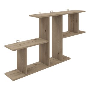 Стенен рафт Vertoura в цвят дъб 116x18.5x60см