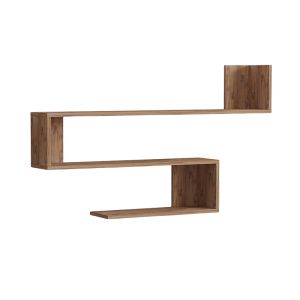 Стенен рафт Zeta в нюанс sonoma 120x20x71см