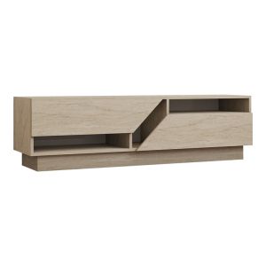 ТВ шкаф Cogo с визия на травертин 160x40x45см