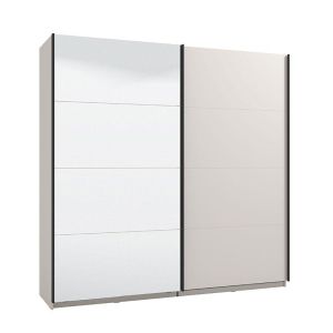 ГАРДЕРОБ С ОГЛЕДАЛО LUCCA 220 OG H217 ЦВЯТ КАШМИР 220X61X217СМ
