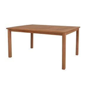 ГРАДИНСКА МАСА BALI МАСИВНО ТИКОВО ДЪРВО НАТУРАЛЕН ЦВЯТ 140X80X75СМ