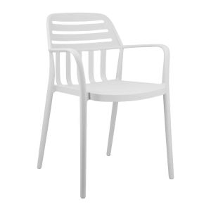 ГРАДИНСКИ СТОЛ EVIANA БЯЛ ЦВЯТ 53X56X81СМ