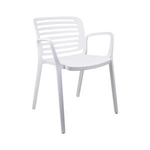 ГРАДИНСКИ СТОЛ FL7109 LAYLA БЯЛ ЦВЯТ 55X59X78СМ