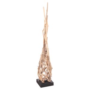 ДЕКОРАТИВЕН ЛАМПИОН FLAMER HM4439 DRIFTWOOD В НАТУРАЛ 30X30X179HCM.