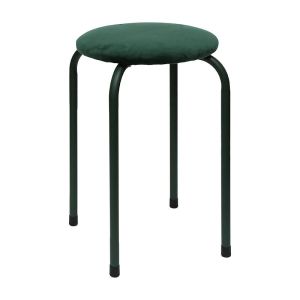 МЕТАЛЕН ТАБУРЕТКА 529 ЗЕЛЕН ЦВЯТ 31X45СМ