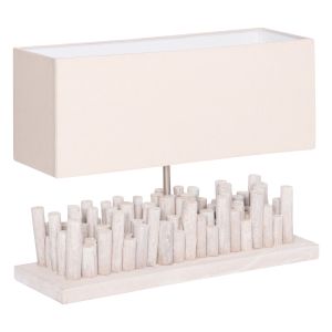 НАСТОЛНА ЛАМПА TWIGGY HM4426 ДЪРВО В БЯЛО 50.5X16.5X40ВСМ.