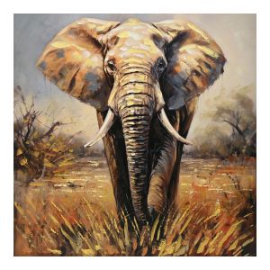 КАРТИНА ВЪРХУ ПЛАТНО ELEPHO 100X3X100СМ