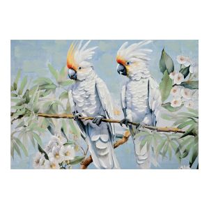 КАРТИНА ВЪРХУ ПЛАТНО PAROTE 100X3X70СМ
