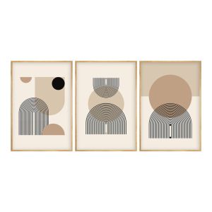 КАРТИНИ ТРИПТИХ JEFTON ТРИПТИХ С ДИГИТАЛЕН ПЕЧАТ 50X2X70СМ