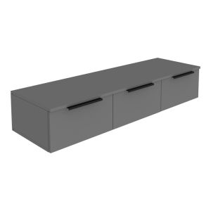 КОНЗОЛА С 3 ЧЕКМЕДЖЕТА DOHA В ТЪМНОСИВ ЦВЯТ 120X39X22СМ