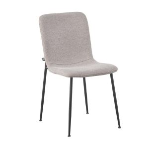 ТРАПЕЗЕН СТОЛ FL5037 С МЕТАЛНИ КРАКА И БЕЖОВ ПЛАТ 56X43X83СМ