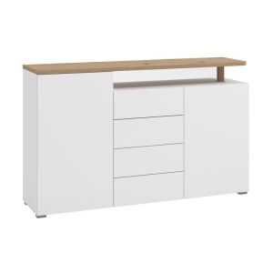 БЮФЕТ ATERNO 154 3K4F2V БЯЛ/ ЦВЯТ 154X40X94СМ