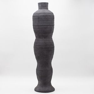 ВАЗА КЕРАМИЧНА, АНТРАЦИТЪР, 15x15x61.5 см