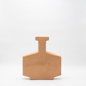 ВАЗА КЕРАМИЧНА, БЕЖОВА, 26.5x6.2x30см