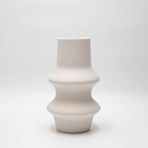 ВАЗА КЕРАМИЧНА, БЯЛА, 13.2x8x22.6см