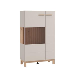 ВИТРИНА ESSEX 2K VS1 127 КАШМИР/АРТИЗАН ДЪБ 77X35X128СМ